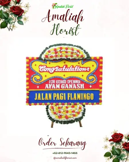 Sewa Papan Bunga Kunduran